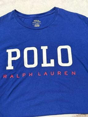 Polo by Ralph Lauren Royal Blue Tee with Yellow Logo
